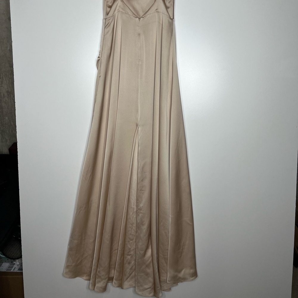 NWT Fame and Partners x Free People Rosabel Cowl Neck Silky Maxi Slip Dress - Picture 8 of 13